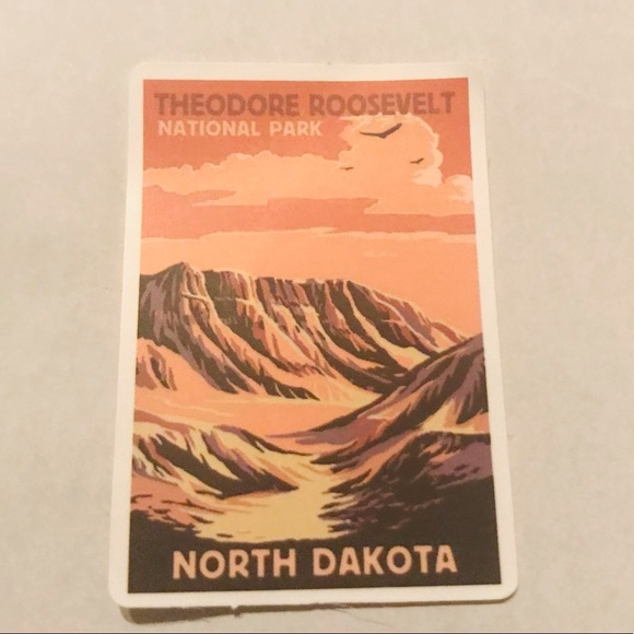 North Dakota Matte Finish PVC Removable Waterproof Decor Accent St… - Picture 4 of 8